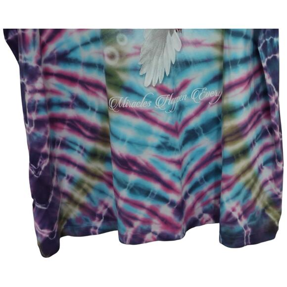 Amiri Tie Dye Rainbow Dove Tee In Multi Size XL - Picture 16 of 16